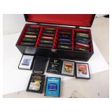 Case with 32 Atari 2600 Games