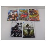Lot of 5 Nintendo Wii Games