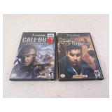 Lot of 2 Nintendo GameCube Games in Cases - Call