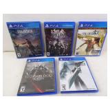 Lot of Playstation 4 Final Fantasy Games in Cases