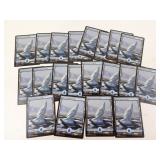 Lot of 20 MTG Snow Covered Islands Land Cards