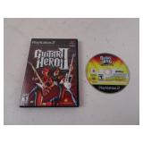 Playstation 2 Guitar Hero II & World Tour Games