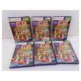 Lot of 6 Xbox 360 Kinect Adventures Game Discs in