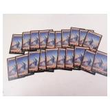 Lot of 20 MTG Snow Covered Mountains Land Cards