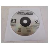 Playstation 1 Metal Gear Solid Game Disc