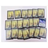 Lot of 20 MTG Snow Covered Forest Land Cards