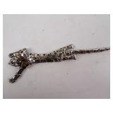 1980s Vintage Articulated Leopard Panther Brooch