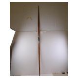 Antique Wooden Long Bow 67"