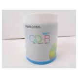 Sealed New Memorex 100 PAQ CD-R 52x 700Mo 80Min