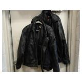 Lot of 2 Size XL Leather Coats - Aberdeen &