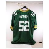 Clay Matthews Size 4XL Packers Jersey