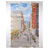 Milwaukee WI Business Name Poster 3ft x 2ft - Has