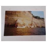 Vintage 1960 Pictured Rocks Upper Michigan