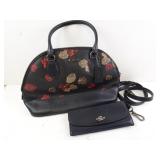 Coach Brand Cora Floral Print Purse & Wallet -