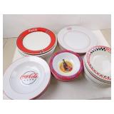 Large Lot of Gibson Coca-Cola Dishware