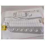 Roll of Large Sized Military Vehicle & Related