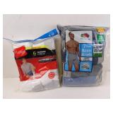 New Mens XL Boxers & Size 6-12 Tube Socks