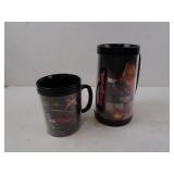 Lot of 2 Vintage Snap-On Bikini Babe Mugs