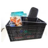 Lot of Misc. Office Related Items in Tote