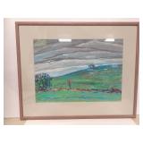 ARTIST SIGNED Fourth Farm Series Painting by