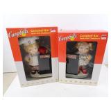 Pair of New Campbells Kids Coin Banks with