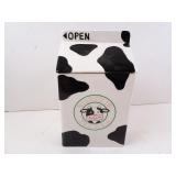 Omnibus "Moo Juice" Ceramic Cookie Jar