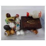 Salt / Pepper Shakers and Trinket Box