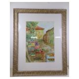 Watercolor Scene Painting by Jennie Kirkpatrick