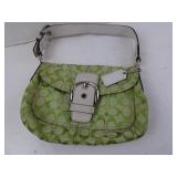 Green Coach Purse - Not authenticated