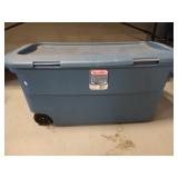 Large 45gal Sterilite Rolling Chest Tote - One