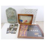 Lot of Misc. Home Dï¿½cor Items - Frames Wall Art &