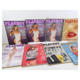 Lot of 1979 Playboy Magazines - Various Months &