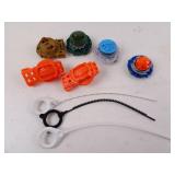 Lot of Beyblade Tops & Rip Cord Accessories