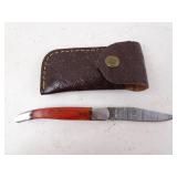 MHS Cutlery Folding Damascus Blade Pocket Knife