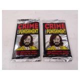 Lot of 2 1992 Crime & Punishment Sealed Collector