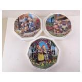 Lot of 3 Danbury Mint Hummel Collectors Plates