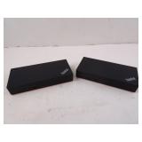 Lot of 2 Lenovo ThinkPad USB-C Dock Gen2