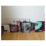 Lot of Misc Wall Hang Canvas Art Prints