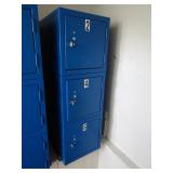 Uline 3-Compartment Locker Cabinet - Buyer