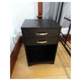 Two-Drawer Night Stand w/ USB & Plug-In Power