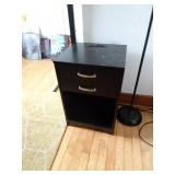Two-Drawer Night Stand w/ USB & Plug-In Power