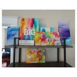 Lot of Vivid Color Canvas Art Prints - Excludes