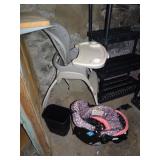 Ingenuity High Chair w/ Minnie Mouse Baby Carrier