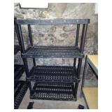 Plastic Storage Shelving Unit 3ft Wide