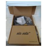 Lot of 2 New Via Velo Bike U-Locks w/ Cables
