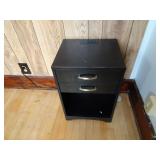Two-Drawer Night Stand w/ USB & Plug-In Power