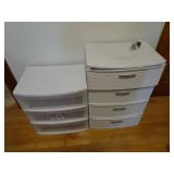 Lot of 2 Plastic Storage Drawers