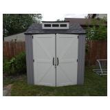 Rubbermaid Plastic Outdoor Shed - Empty/Has
