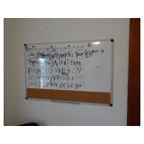 Wall Mounted Calendar Whiteboard & Corkboard -