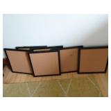 Lot of 6 Square Corkboards 12"x12"